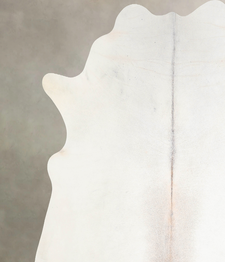 Grey with Beige XX-Large Brazilian Cowhide Rug 7'5"H x 7'2"W #A30804 by Hudson Hides