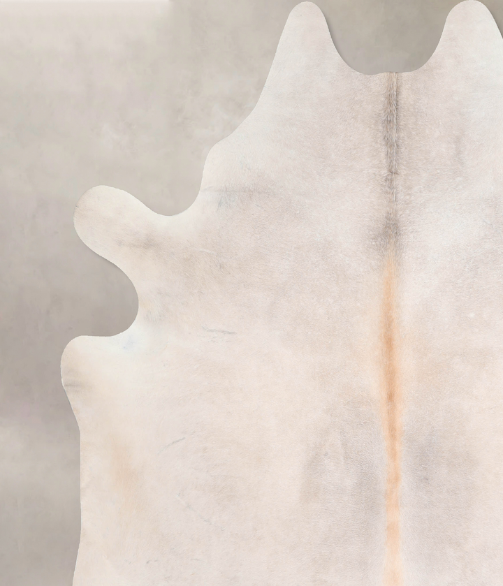 Grey with Beige XX-Large Brazilian Cowhide Rug 7'10"H x 6'8"W #A30820 by Hudson Hides