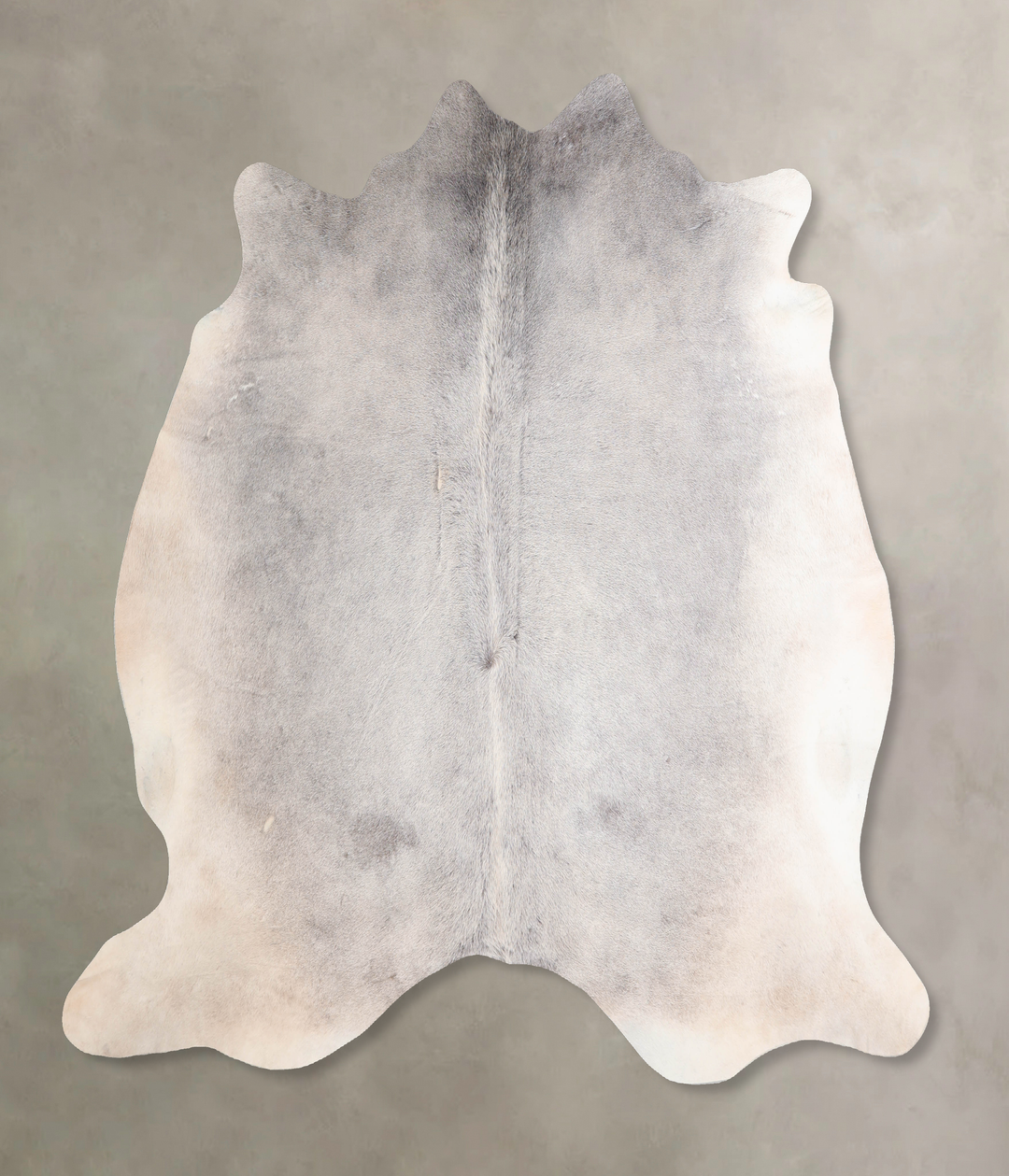 Medium Grey X-Large Brazilian Cowhide Rug 6'4"H x 7'6"W #A30827 by Hud
