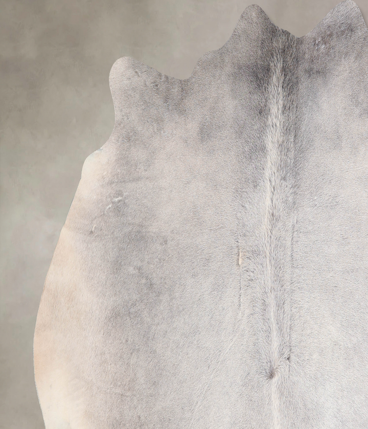 Medium Grey X-Large Brazilian Cowhide Rug 6'4"H x 7'6"W #A30827 by Hudson Hides