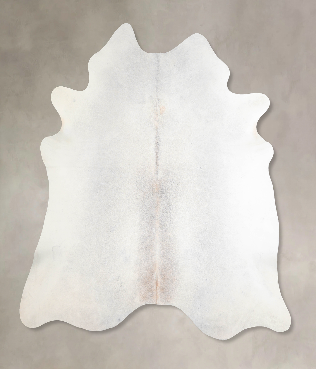 Grey with Beige X-Large Brazilian Cowhide Rug 7'4"H x 6'9"W #A30834 by