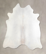 Grey with Beige X-Large Brazilian Cowhide Rug 7'4"H x 6'9"W #A30834 by Hudson Hides