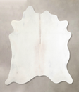 Light Grey X-Large Brazilian Cowhide Rug 6'7"H x 6'7"W #A30866 by Hudson Hides