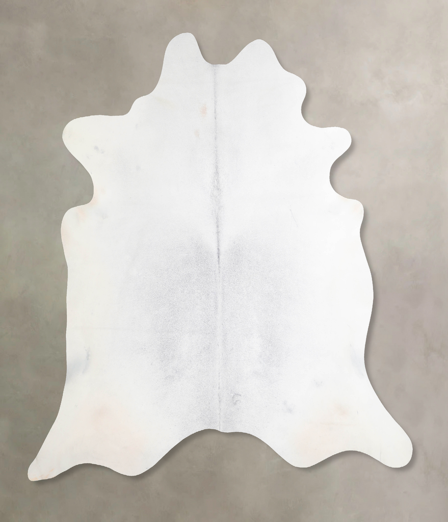 Light Grey X-Large Brazilian Cowhide Rug 6'9"H x 7'0"W #A30870 by Hudson Hides