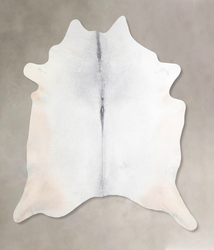 Light Grey XX-Large Brazilian Cowhide Rug 7'11"H x 7'3"W #A30878 by Hudson Hides