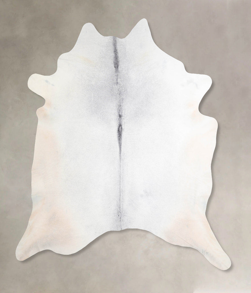 Light Grey XX-Large Brazilian Cowhide Rug 7'11"H x 7'3"W #A30878 by Hudson Hides