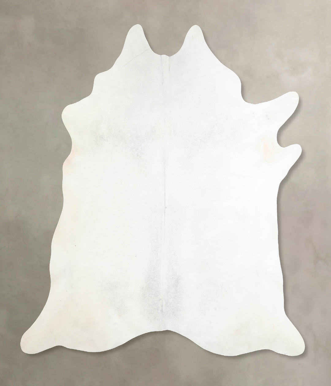 Light Grey X-Large Brazilian Cowhide Rug 7'1"H x 6'7"W #A30891 by Huds