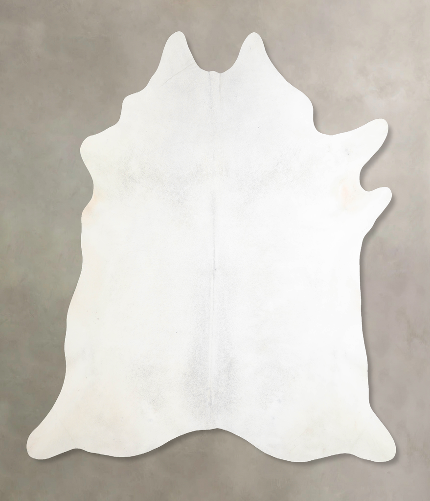Light Grey X-Large Brazilian Cowhide Rug 7'1"H x 6'7"W #A30891 by Hudson Hides