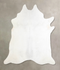 Light Grey X-Large Brazilian Cowhide Rug 7'1