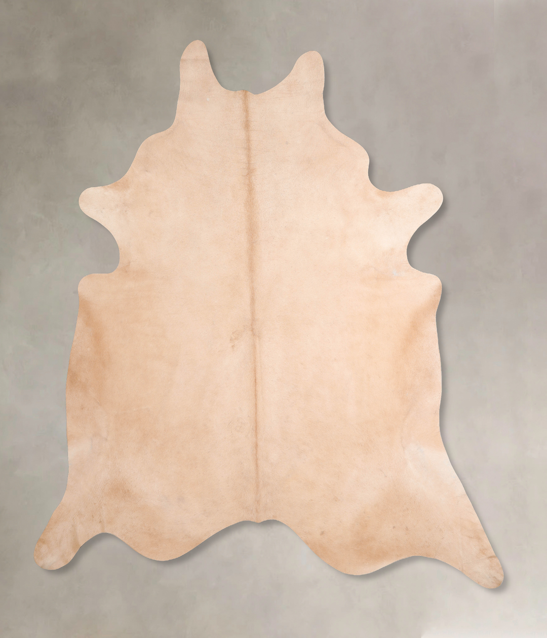 Beige XX-Large Brazilian Cowhide Rug 8'0"H x 7'2"W #A30927 by Hudson H