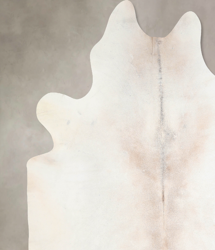 Grey with Beige XX-Large Brazilian Cowhide Rug 8'2"H x 7'1"W #A30936 by Hudson Hides