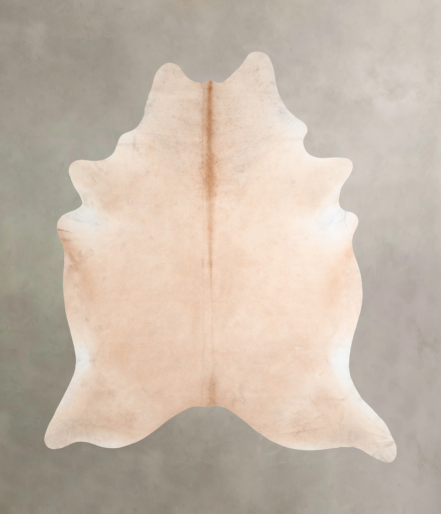 Beige XX-Large Brazilian Cowhide Rug 8'4"H x 7'0"W #A30971 by Hudson Hides