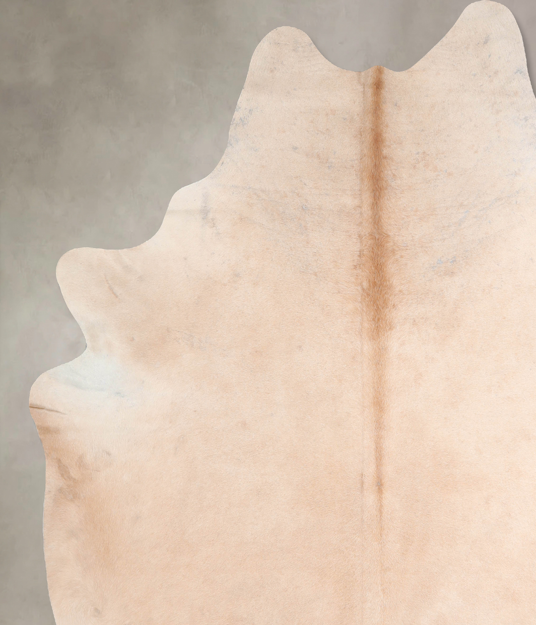 Beige XX-Large Brazilian Cowhide Rug 8'4"H x 7'0"W #A30971 by Hudson H