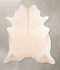 Ivory with Beige XX-Large Brazilian Cowhide Rug 7'8