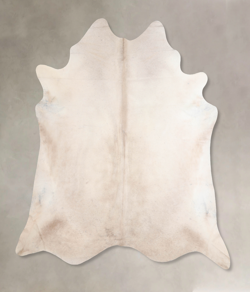 Champagne XX-Large Brazilian Cowhide Rug 7'6"H x 7'5"W #A31001 by Hudson Hides