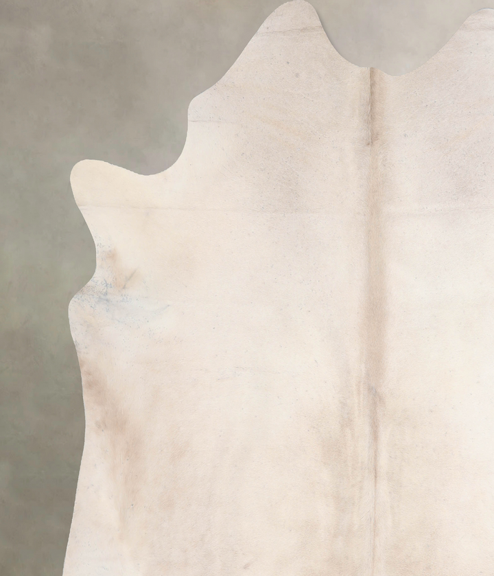 Champagne XX-Large Brazilian Cowhide Rug 7'6"H x 7'5"W #A31001 by Hudson Hides