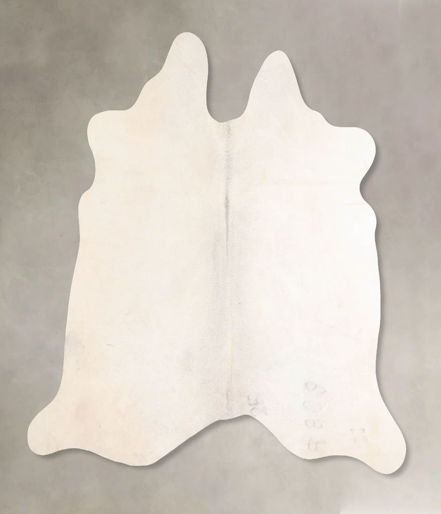 Light Grey Large Brazilian Cowhide Rug 6'0"H x 6'1"W #A31015 by Hudson Hides