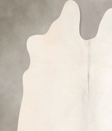 Light Grey Large Brazilian Cowhide Rug 6'0"H x 6'1"W #A31015 by Hudson Hides