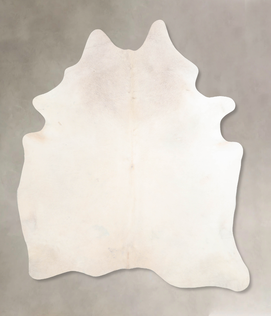 Ivory with Beige X-Large Brazilian Cowhide Rug 7'3"H x 6'2"W #A31026 b