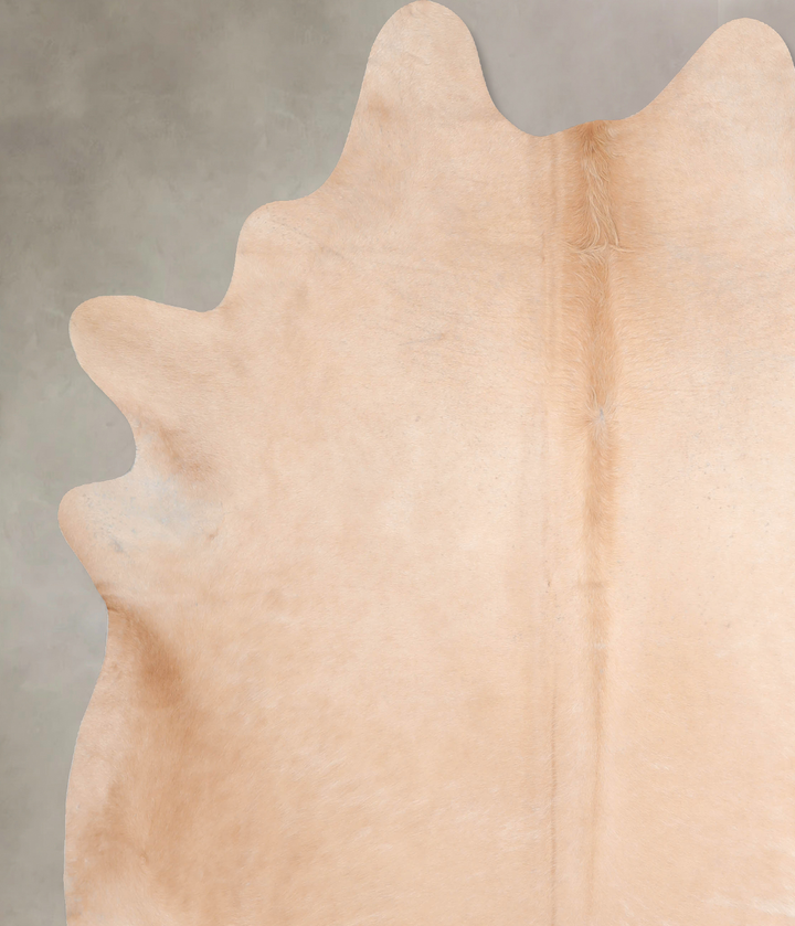 Beige XX-Large Brazilian Cowhide Rug 7'11"H x 6'11"W #A31033 by Hudson Hides