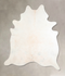 Ivory with Beige X-Large Brazilian Cowhide Rug 7'9