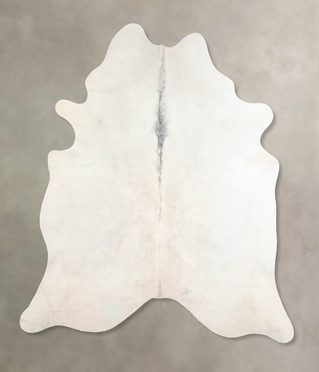 Light Grey XX-Large Brazilian Cowhide Rug 7'9"H x 6'8"W #A31049 by Hud