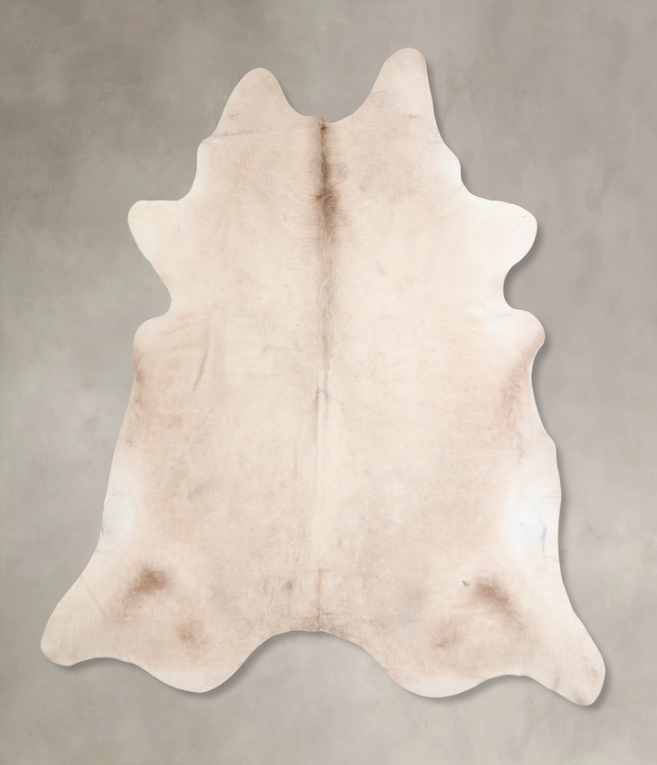 Champagne XX-Large Brazilian Cowhide Rug 7'10"H x 7'7"W #A31070 by Hudson Hides