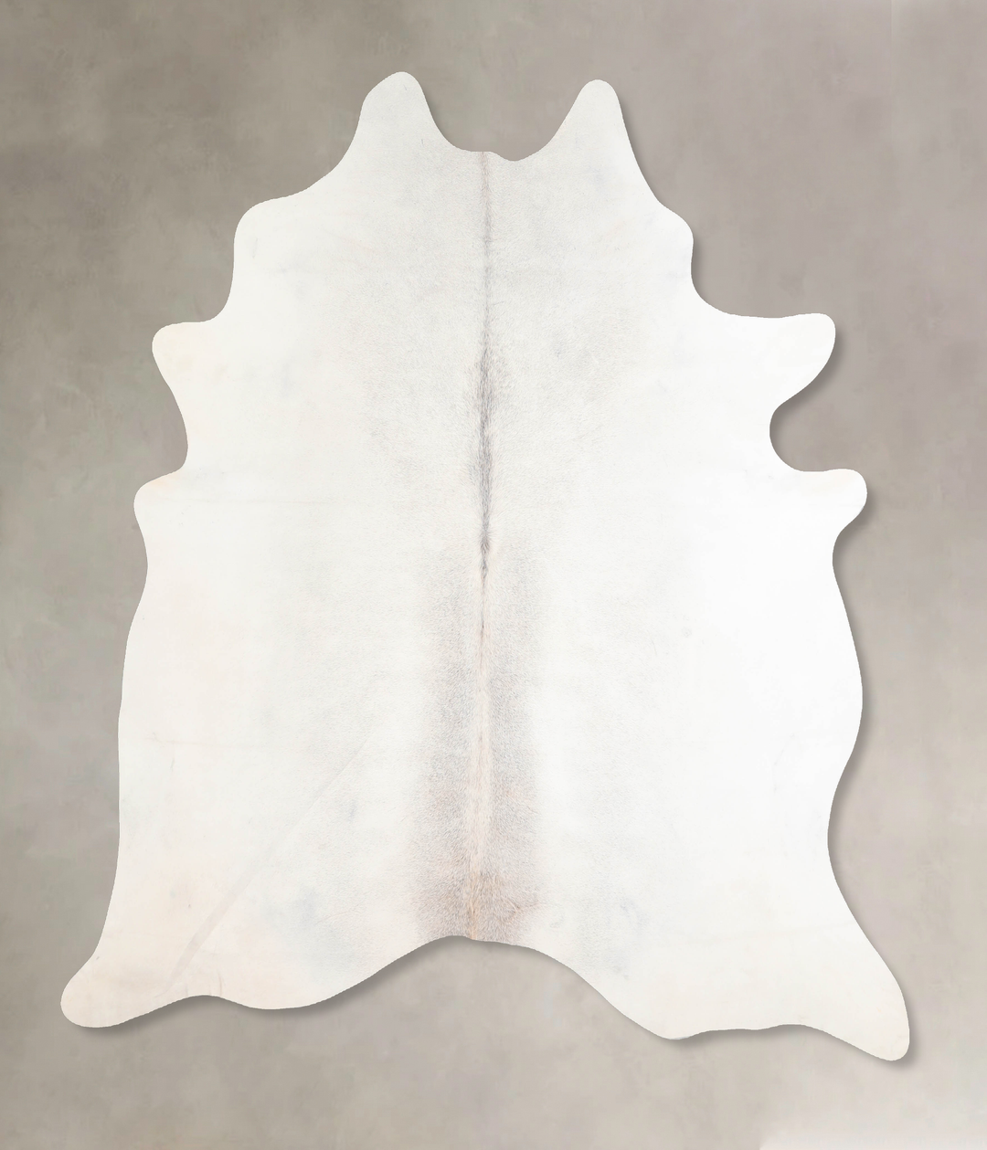 Light Grey X-Large Brazilian Cowhide Rug 7'1"H x 6'4"W #A31109 by Huds