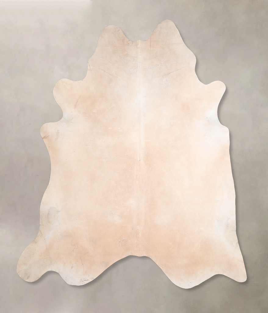 Beige XX-Large Brazilian Cowhide Rug 8'4"H x 7'6"W #A31134 by Hudson Hides