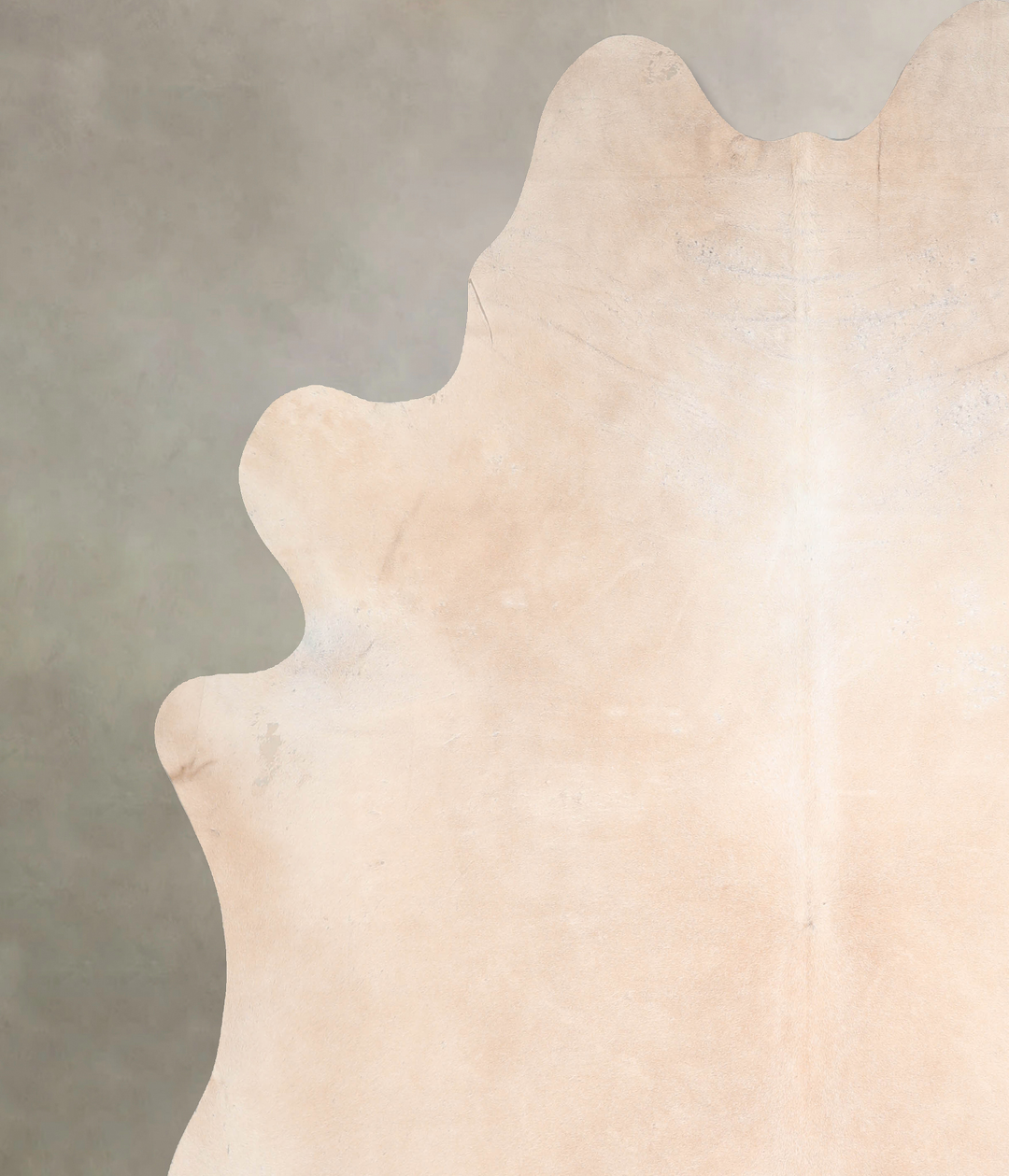 Beige XX-Large Brazilian Cowhide Rug 8'4"H x 7'6"W #A31134 by Hudson H