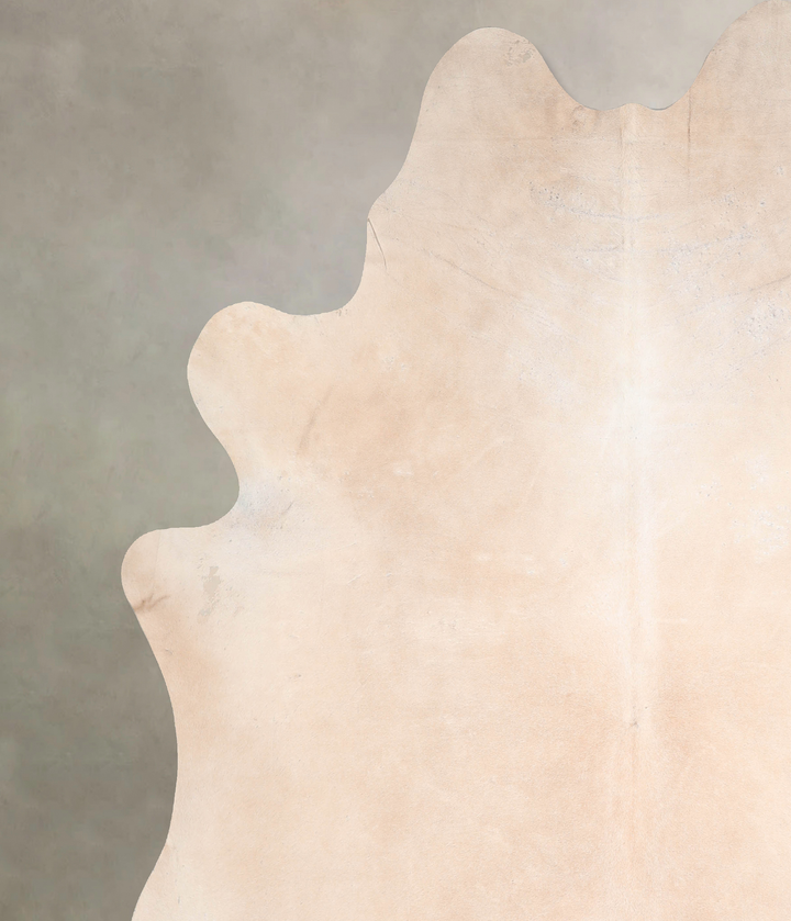 Beige XX-Large Brazilian Cowhide Rug 8'4"H x 7'6"W #A31134 by Hudson Hides