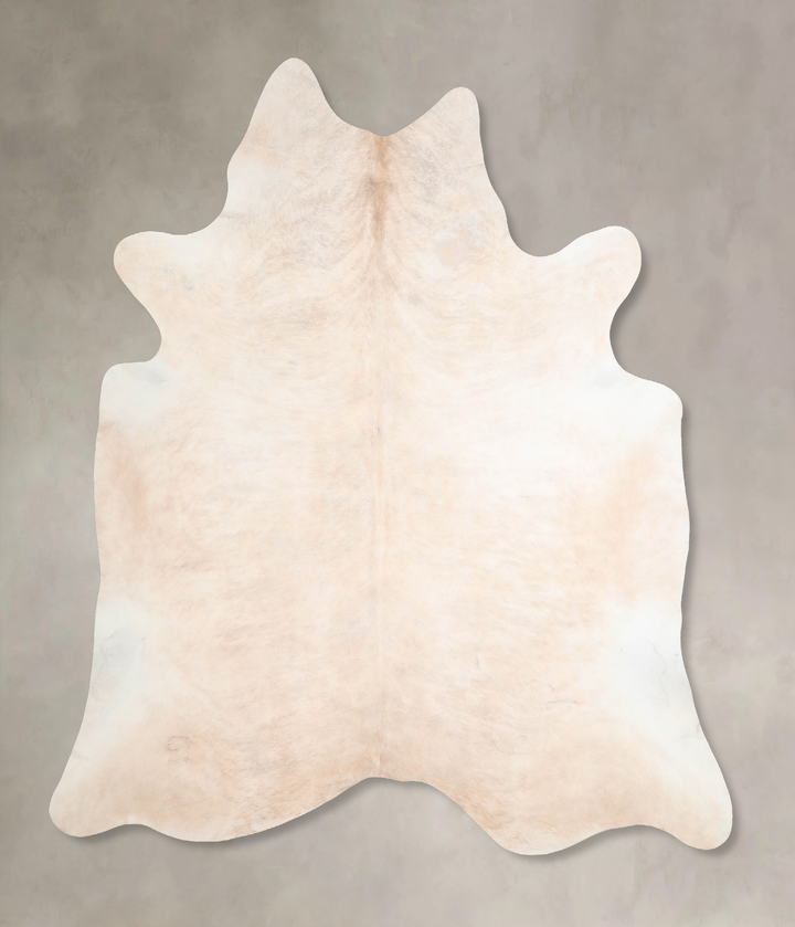Beige XX-Large Brazilian Cowhide Rug 7'7"H x 6'10"W #A31143 by Hudson Hides