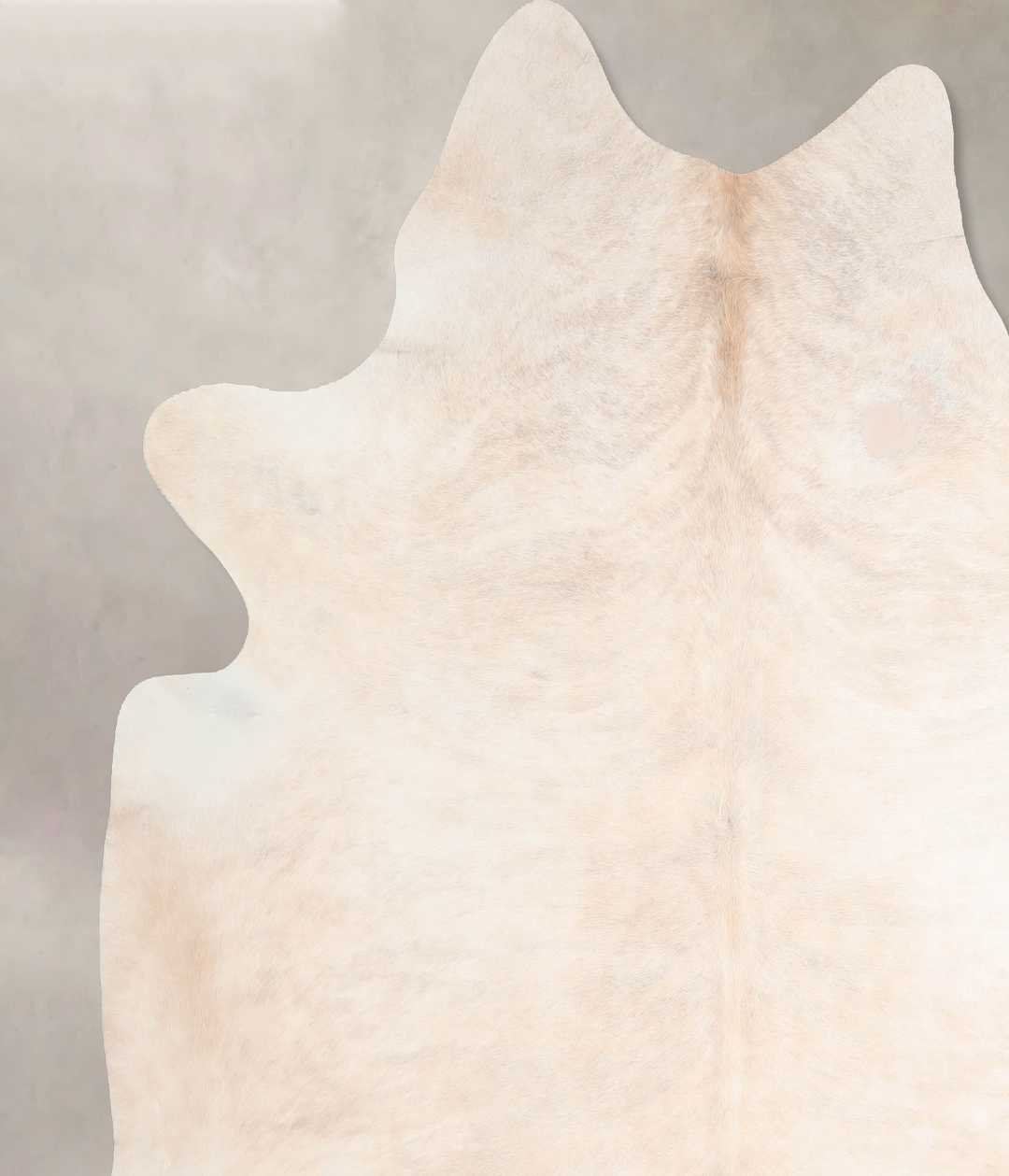 Beige XX-Large Brazilian Cowhide Rug 7'7"H x 6'10"W #A31143 by Hudson 