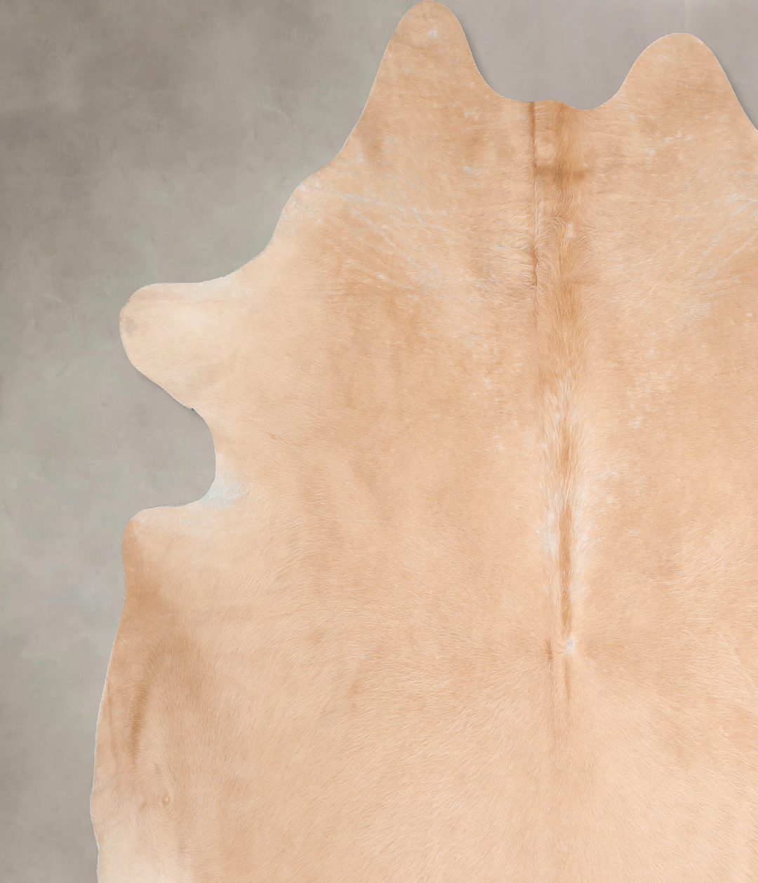 Beige XX-Large Brazilian Cowhide Rug 8'3"H x 7'7"W #A31164 by Hudson H