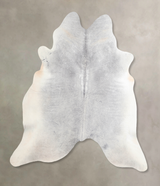Medium Grey X-Large Brazilian Cowhide Rug 6'8"H x 6'10"W #A31181 by Hudson Hides