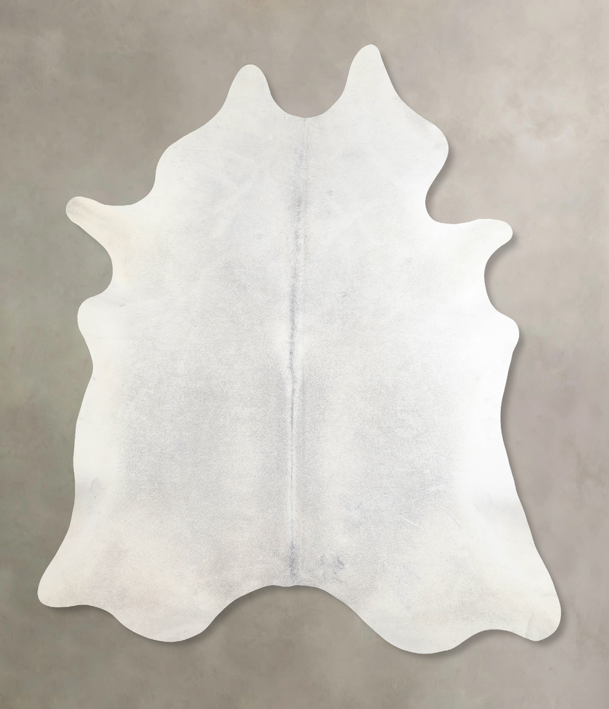 Light Grey XX-Large Brazilian Cowhide Rug 7'9"H x 6'8"W #A31197 by Hudson Hides