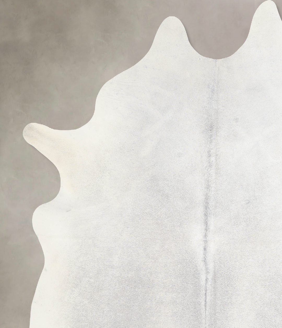 Light Grey XX-Large Brazilian Cowhide Rug 7'9"H x 6'8"W #A31197 by Hud