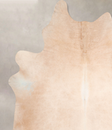 Beige XX-Large Brazilian Cowhide Rug 7'11"H x 6'9"W #A31212 by Hudson Hides