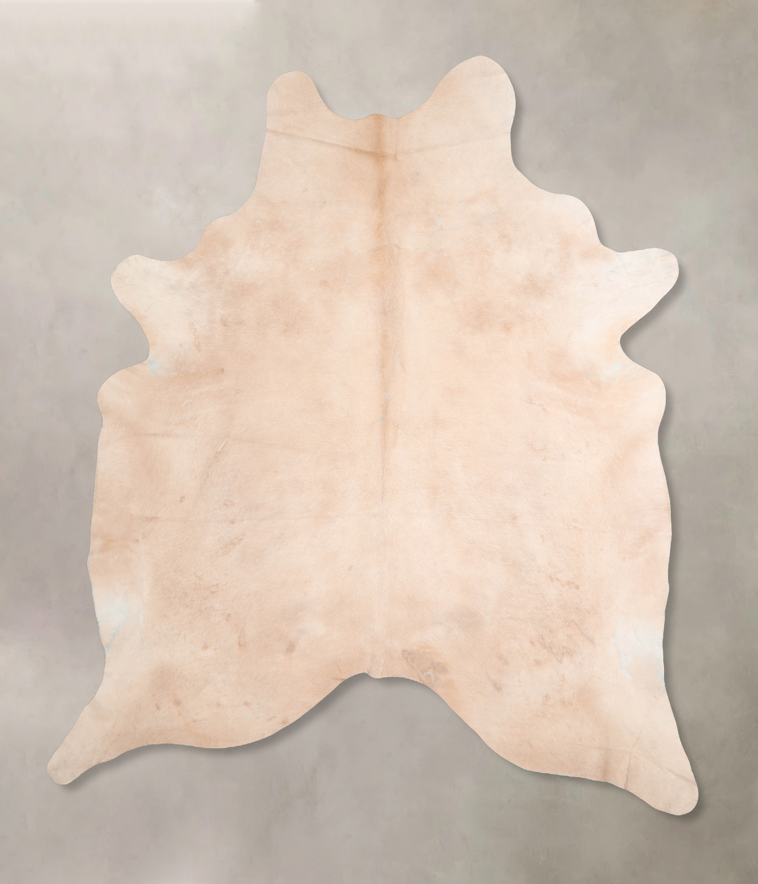 Beige XX-Large Brazilian Cowhide Rug 8'3"H x 7'1"W #A31219 by Hudson H