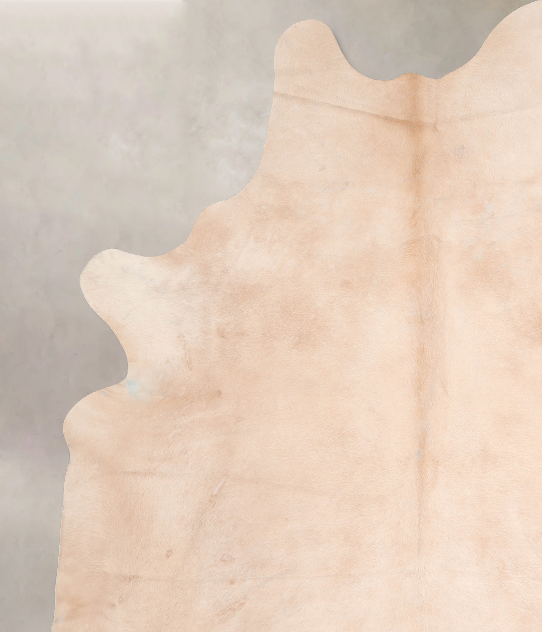 Beige XX-Large Brazilian Cowhide Rug 8'3"H x 7'1"W #A31219 by Hudson H