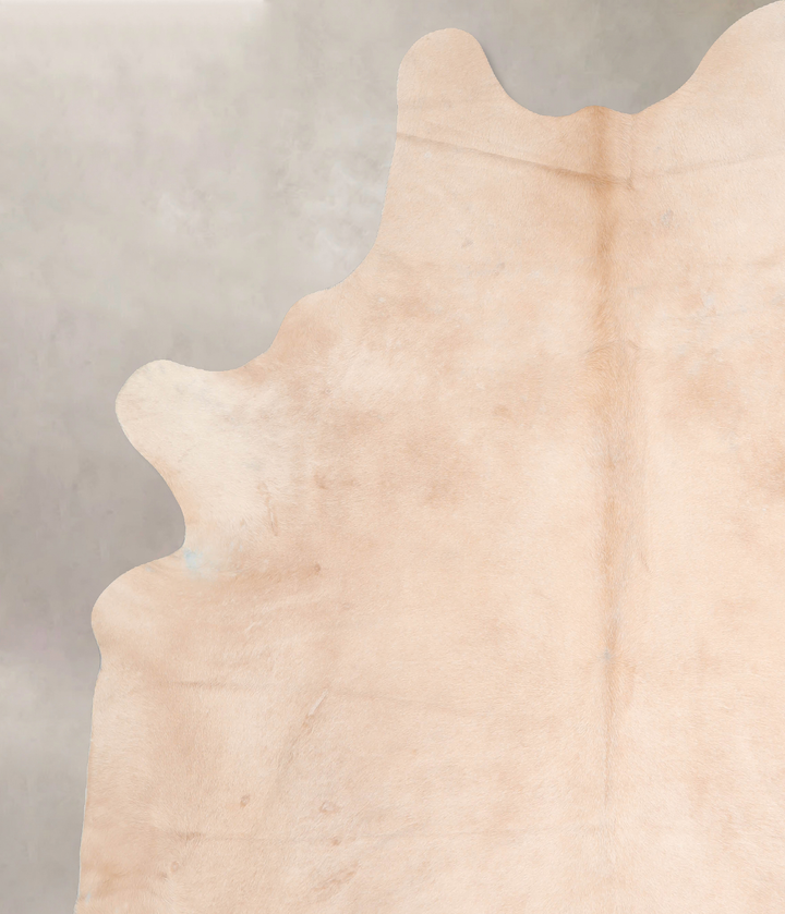 Beige XX-Large Brazilian Cowhide Rug 8'3"H x 7'1"W #A31219 by Hudson Hides