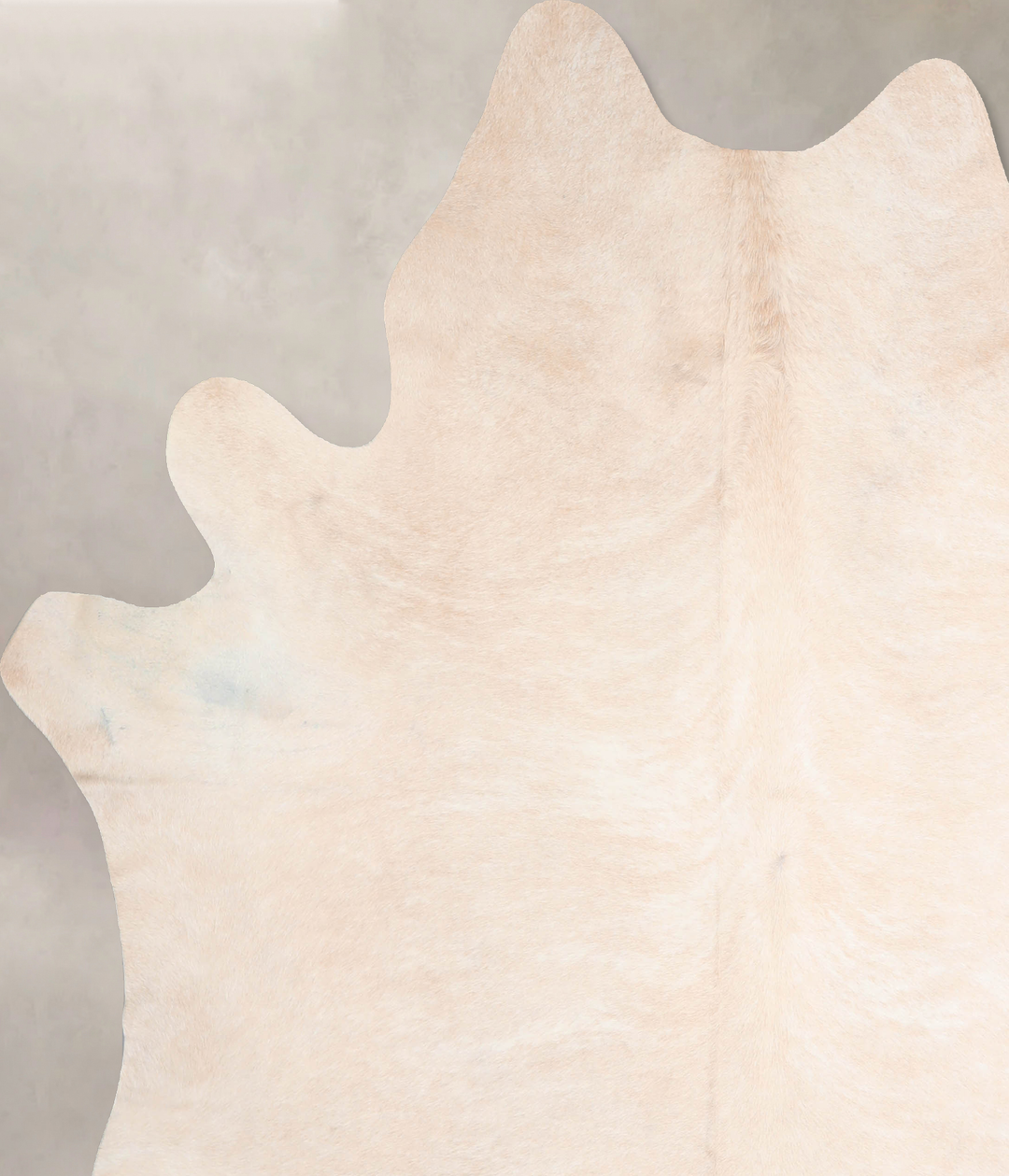 Beige XX-Large Brazilian Cowhide Rug 7'7"H x 6'9"W #A31225 by Hudson H