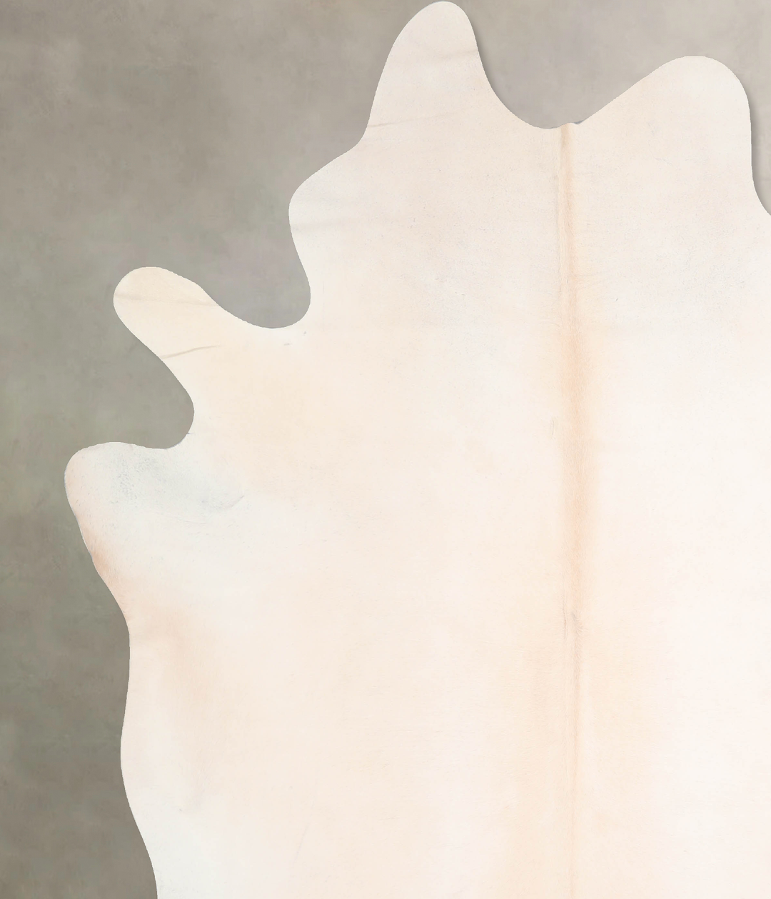 Ivory with Beige XX-Large Brazilian Cowhide Rug 8'6"H x 7'4"W #A31248 