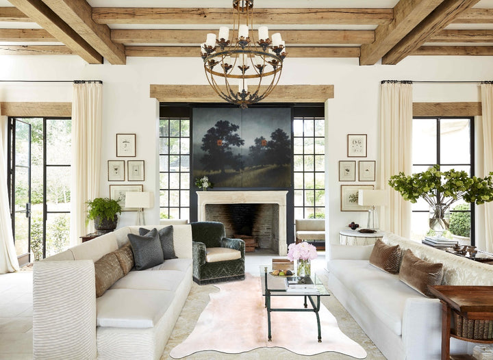 Light Caramel X-Large Brazilian Cowhide Rug 6'10"H x 6'7"W #A31251 by Hudson Hides