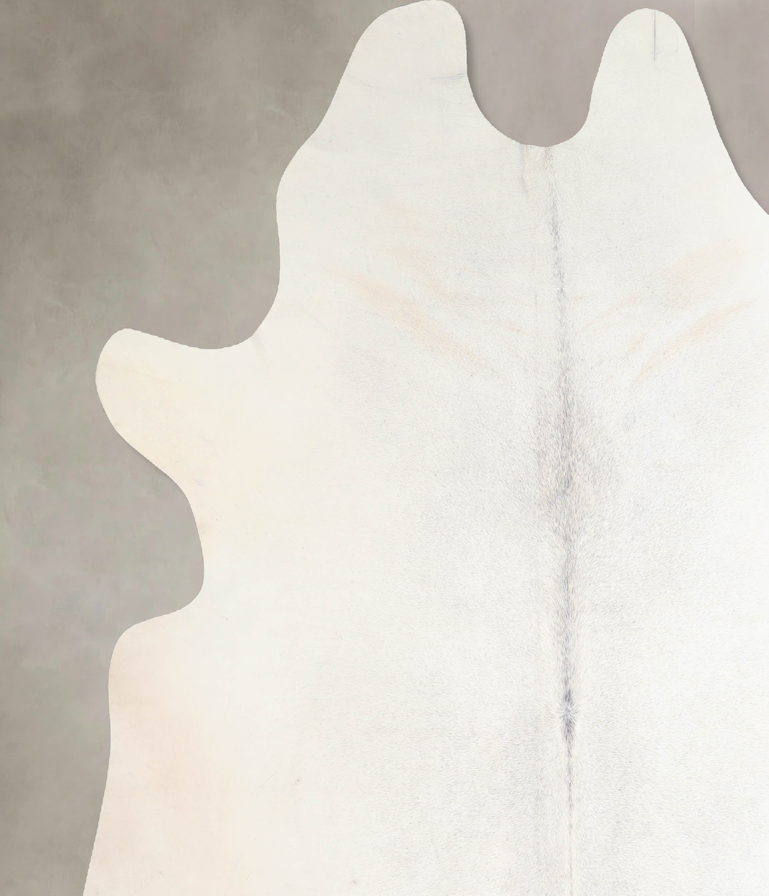 Light Grey XX-Large Brazilian Cowhide Rug 7'10"H x 7'0"W #A31279 by Hu