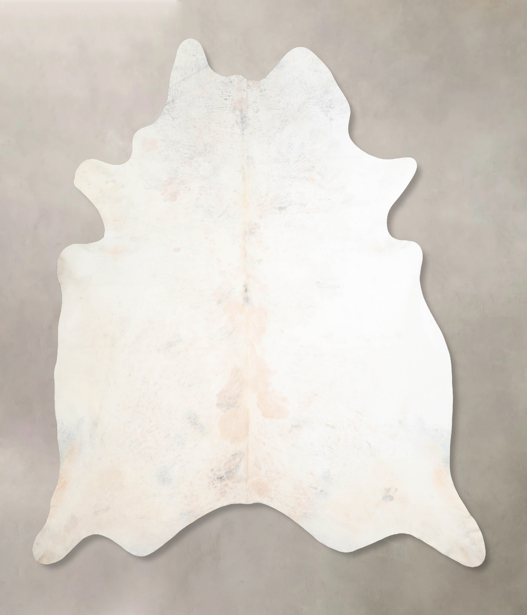 Ivory with Beige XX-Large Brazilian Cowhide Rug 7'10"H x 7'4"W #A31377