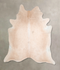 Beige XX-Large Brazilian Cowhide Rug 7'8