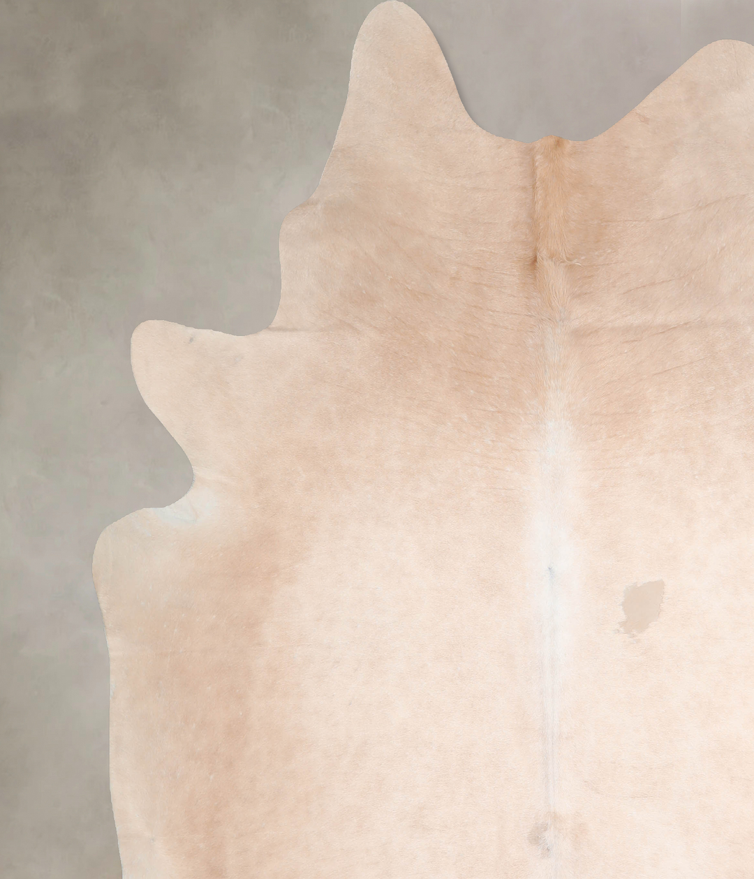 Beige XX-Large Brazilian Cowhide Rug 7'8"H x 7'3"W #A31406 by Hudson H