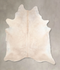 Beige XX-Large Brazilian Cowhide Rug 8'1
