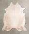 Champagne XX-Large Brazilian Cowhide Rug 7'3